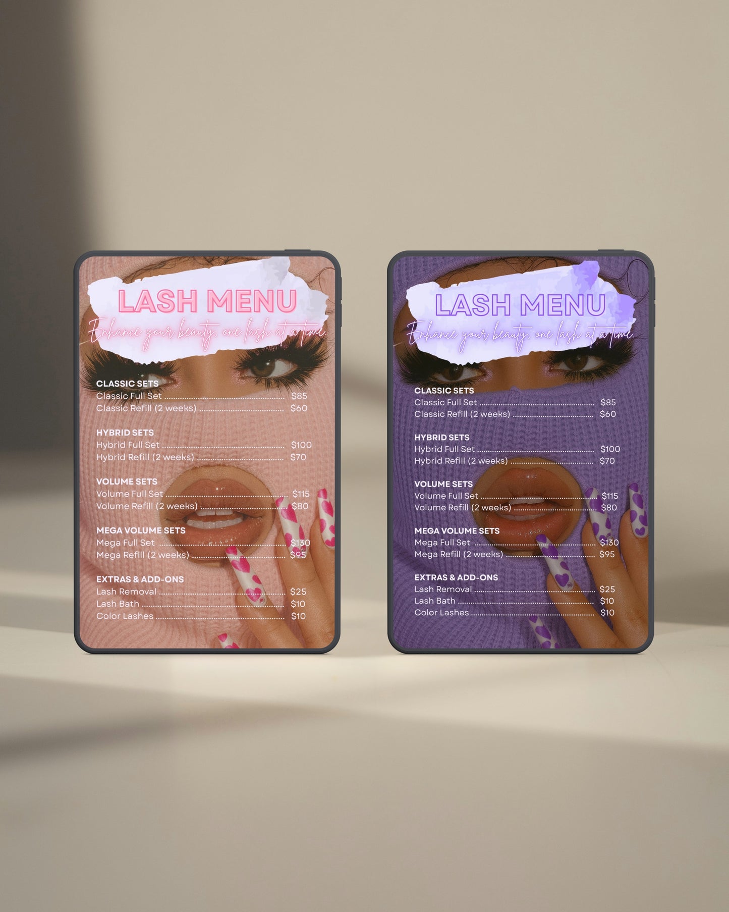 Beauty Baddie Client Magnet Duo (Pink + Purple Editions)