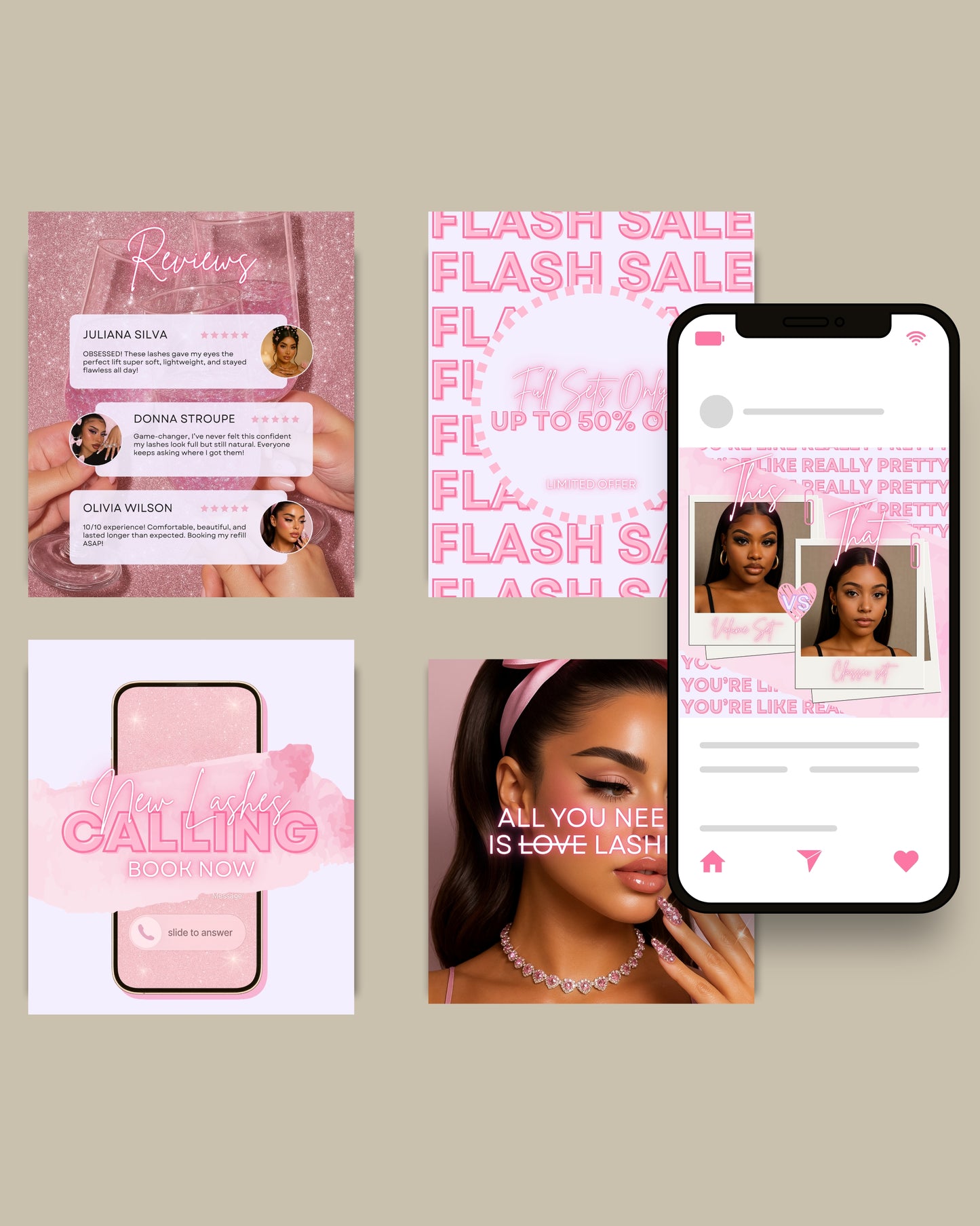 Beauty Baddie Client Magnet Duo (Pink + Purple Editions)