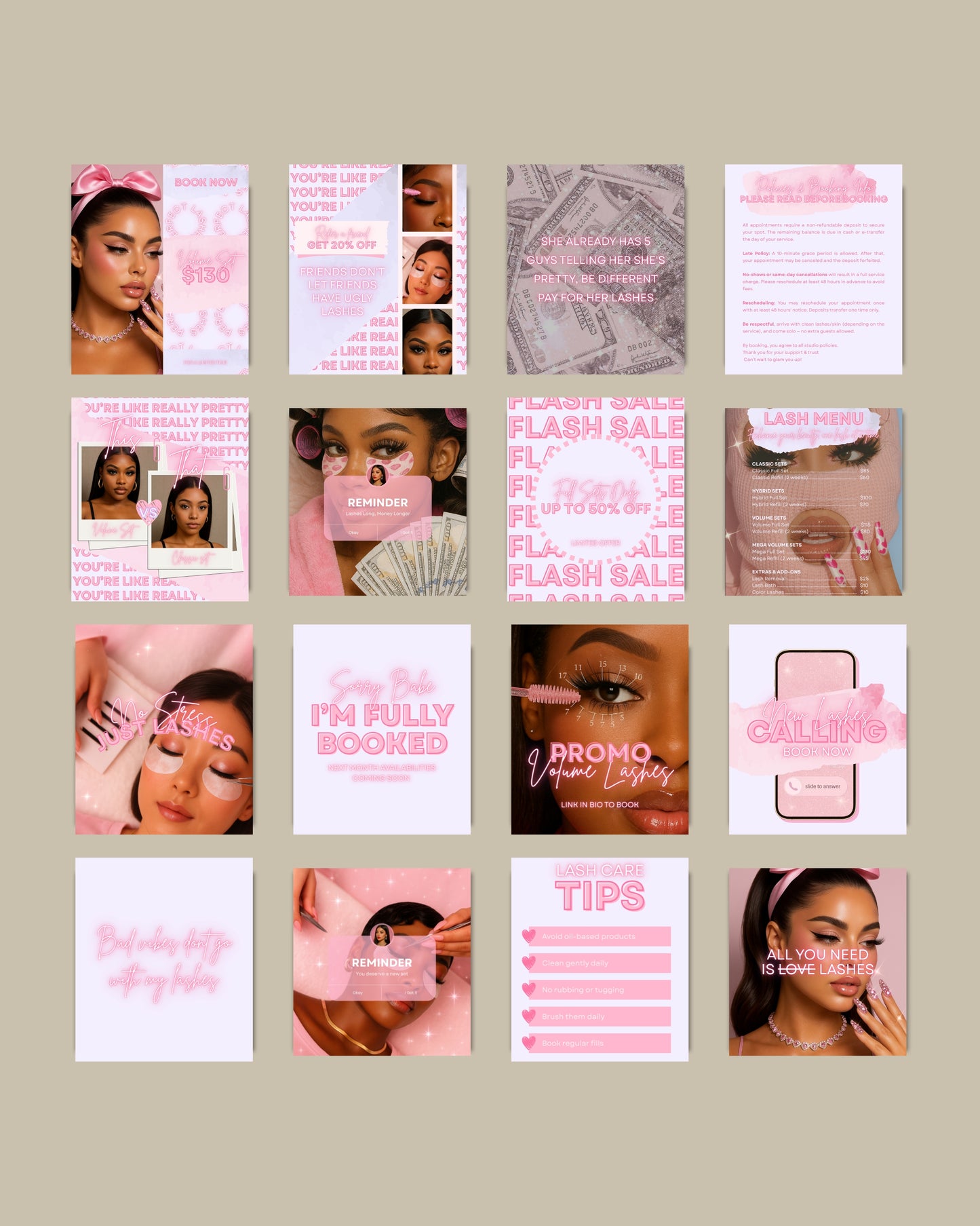 Beauty Baddie Client Magnet Duo (Pink + Purple Editions)