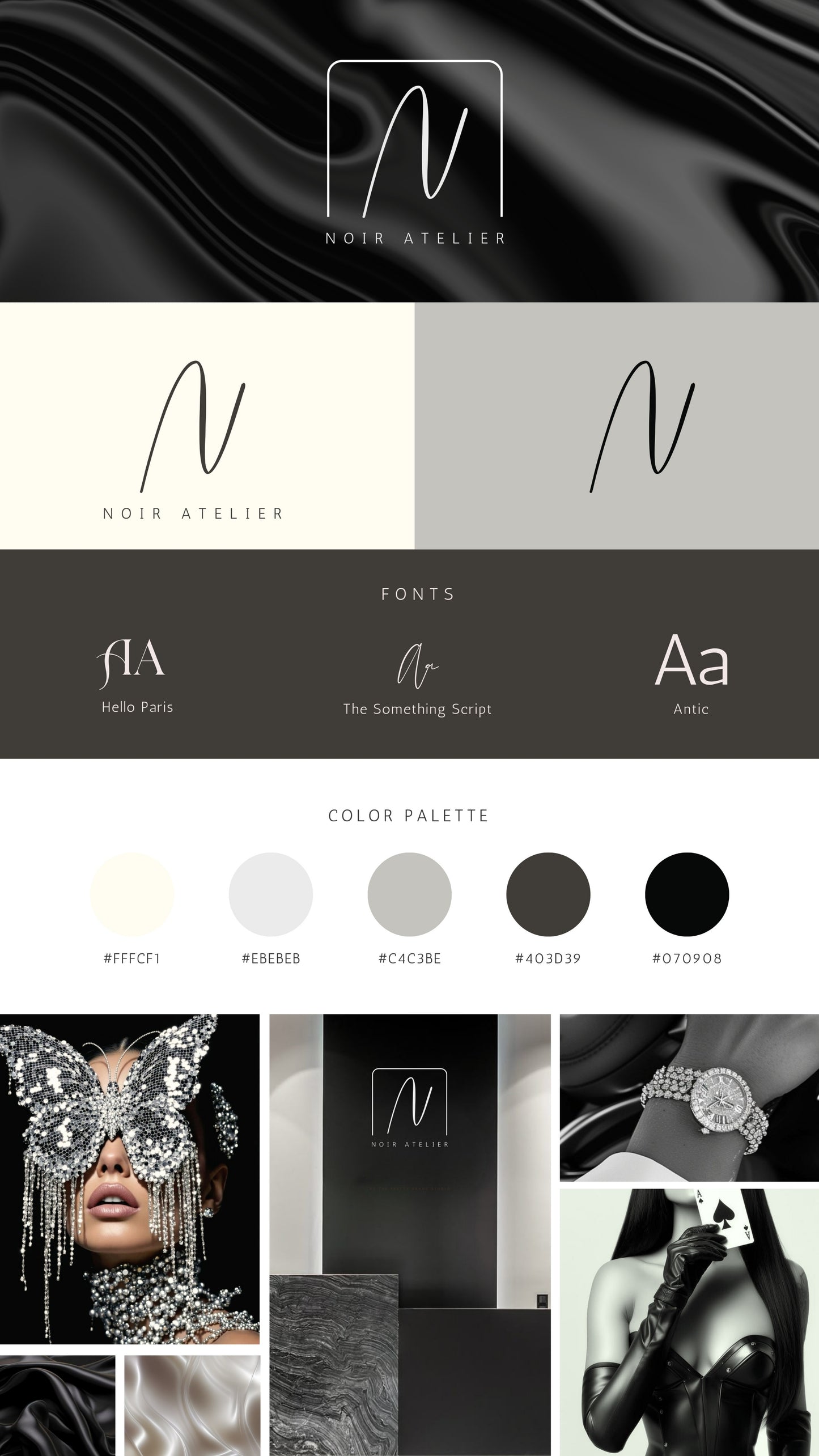 Luxe Noir Muse Brand Kit