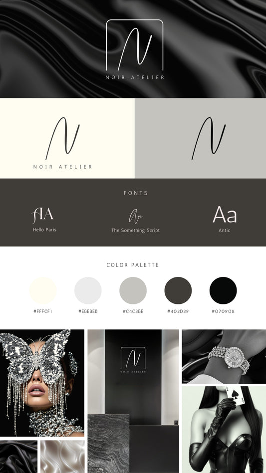 Luxe Noir Muse Brand Kit