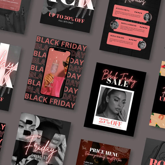 Holiday Glam – Black Friday Post Pack