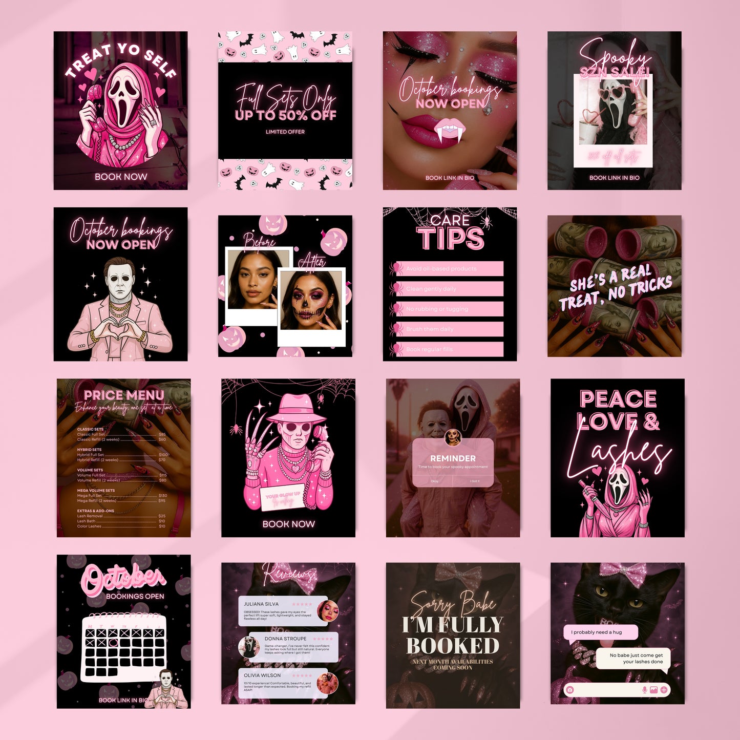 The Spooky Glam Social Bundle