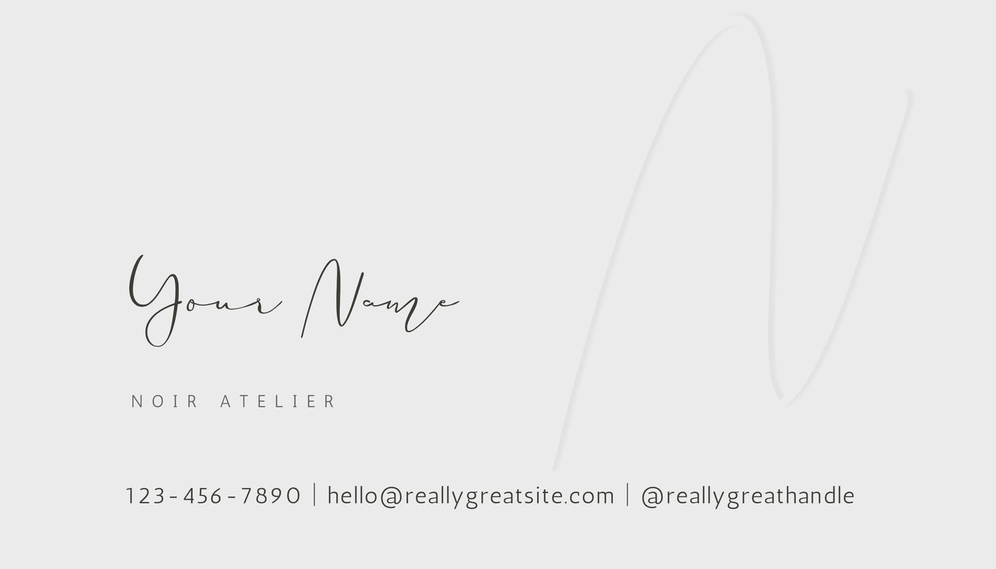 Luxe Noir Muse Brand Kit