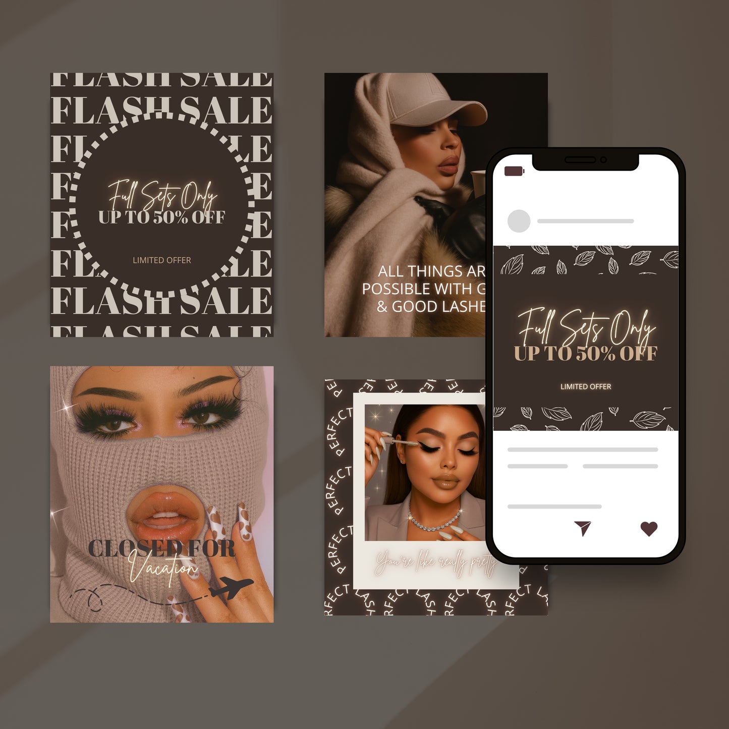 The Spooky Glam Social Bundle