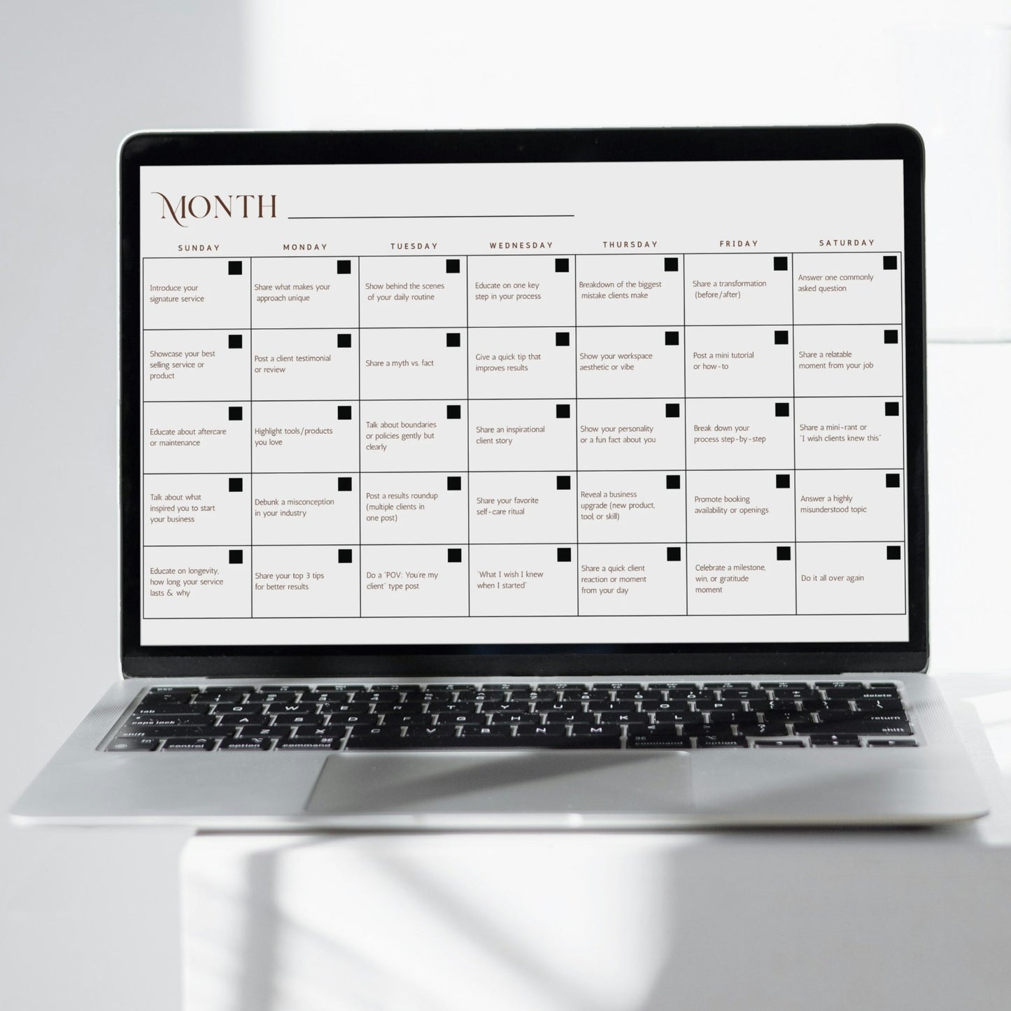 Luxe Noir Muse Brand Kit