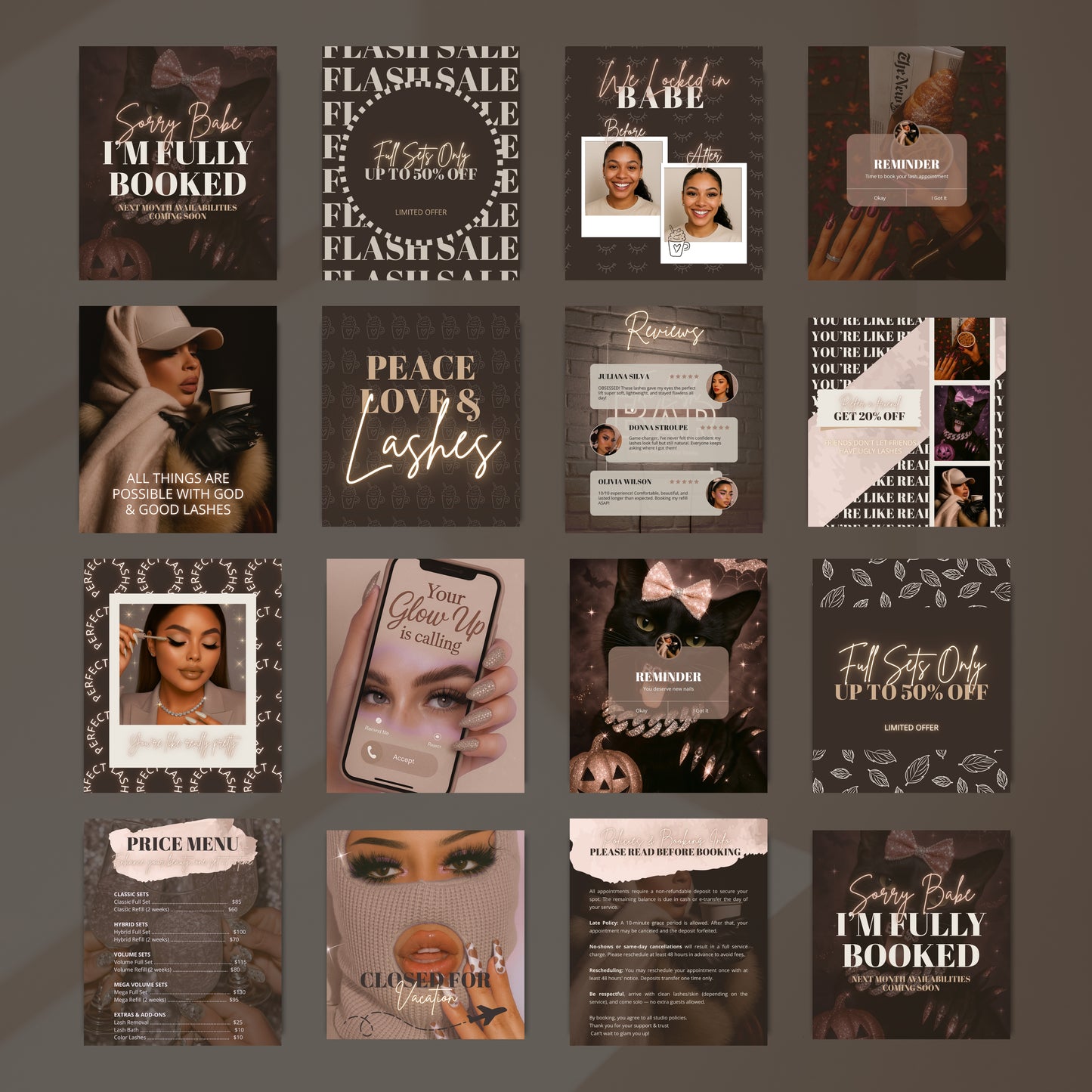 The Spooky Glam Social Bundle