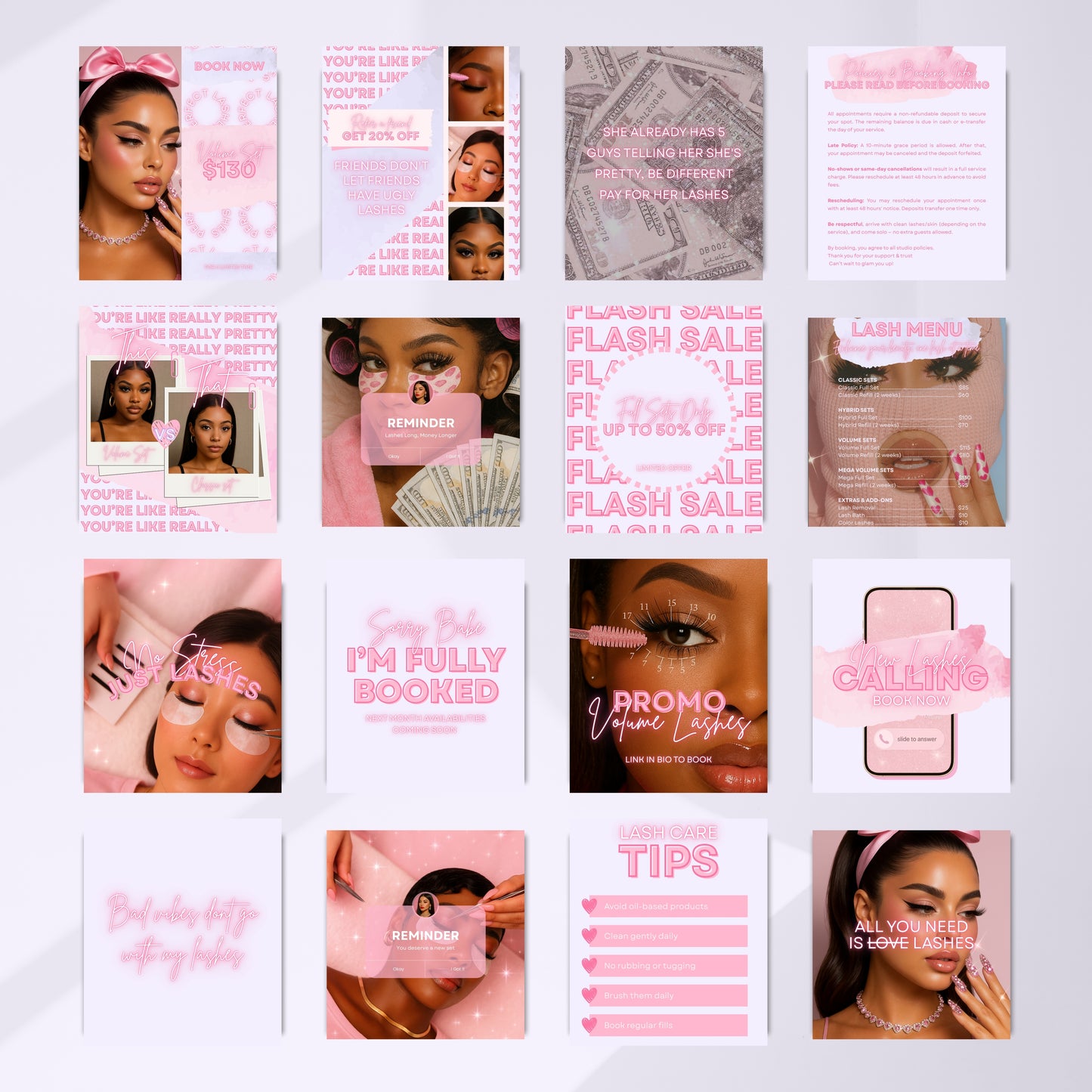 The Lash Doll Edit – Cotton Candy Dream 30 Instagram Posts