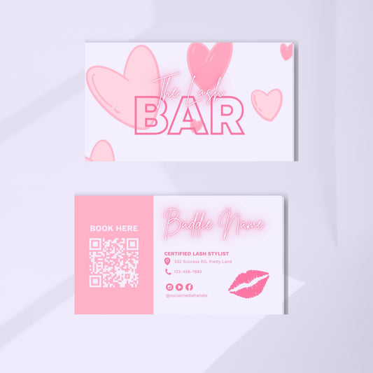 The Lash Doll Edit – Cotton Candy Dream Business Card