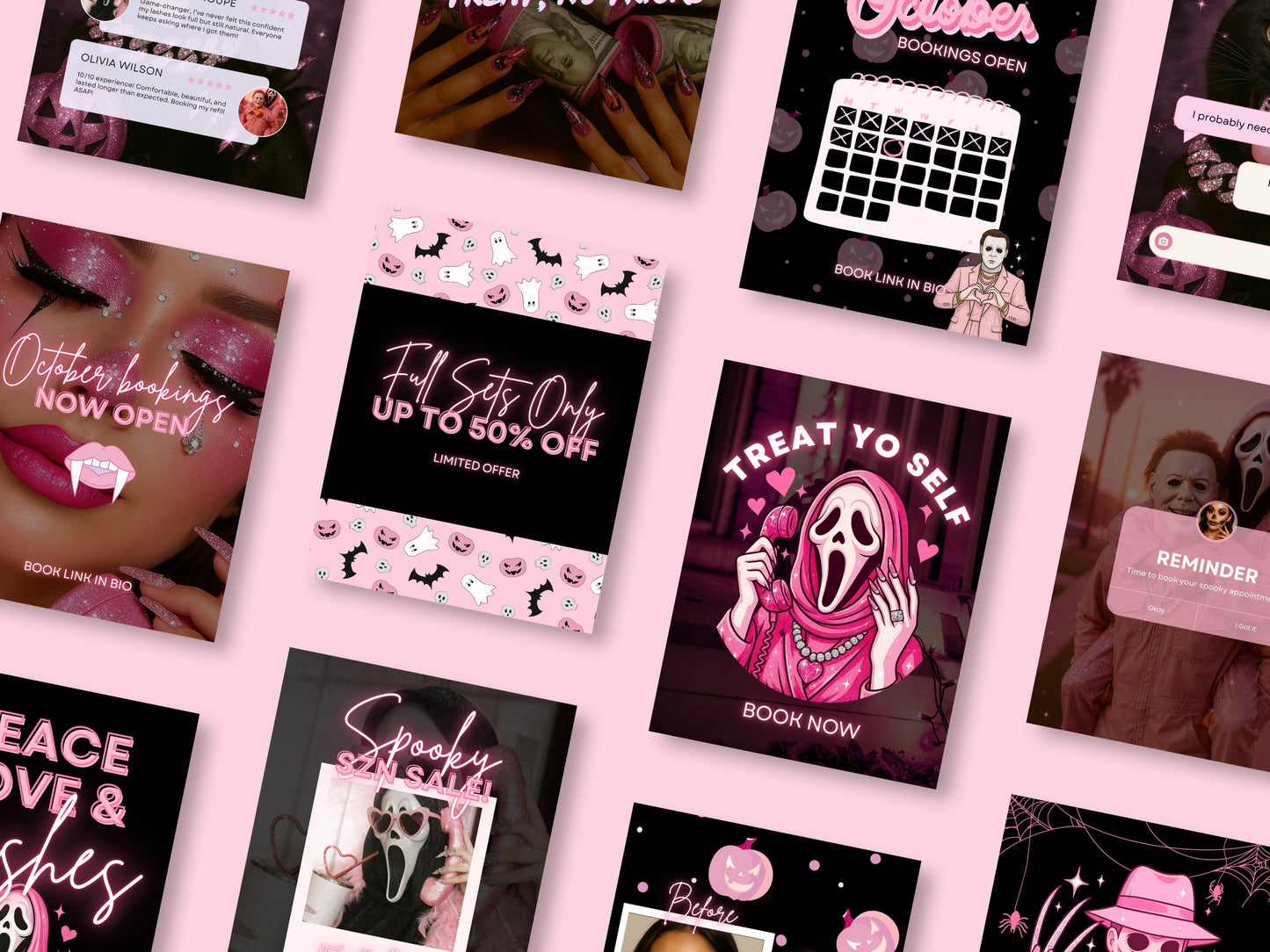 The Spooky Glam Social Bundle