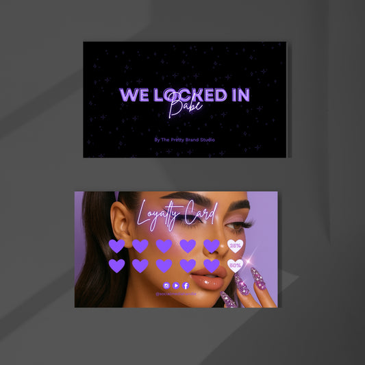 The Lash Doll Edit – Violet Fantasy Loyalty Card