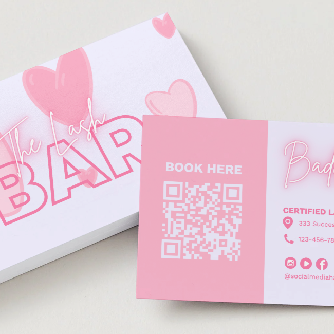 The Lash Doll Edit – Cotton Candy Dream Business Card