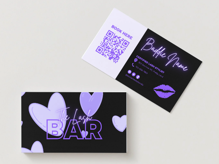 The Lash Doll Edit – Violet Fantasy Loyalty Card