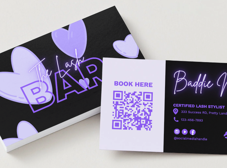 The Lash Doll Edit – Violet Fantasy Loyalty Card