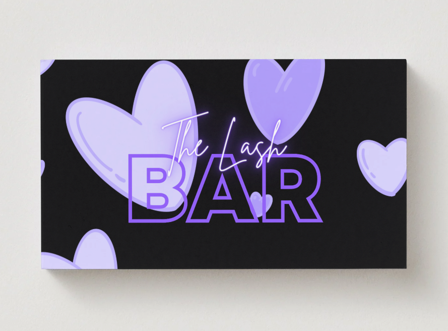 The Lash Doll Edit – Violet Fantasy Business Card