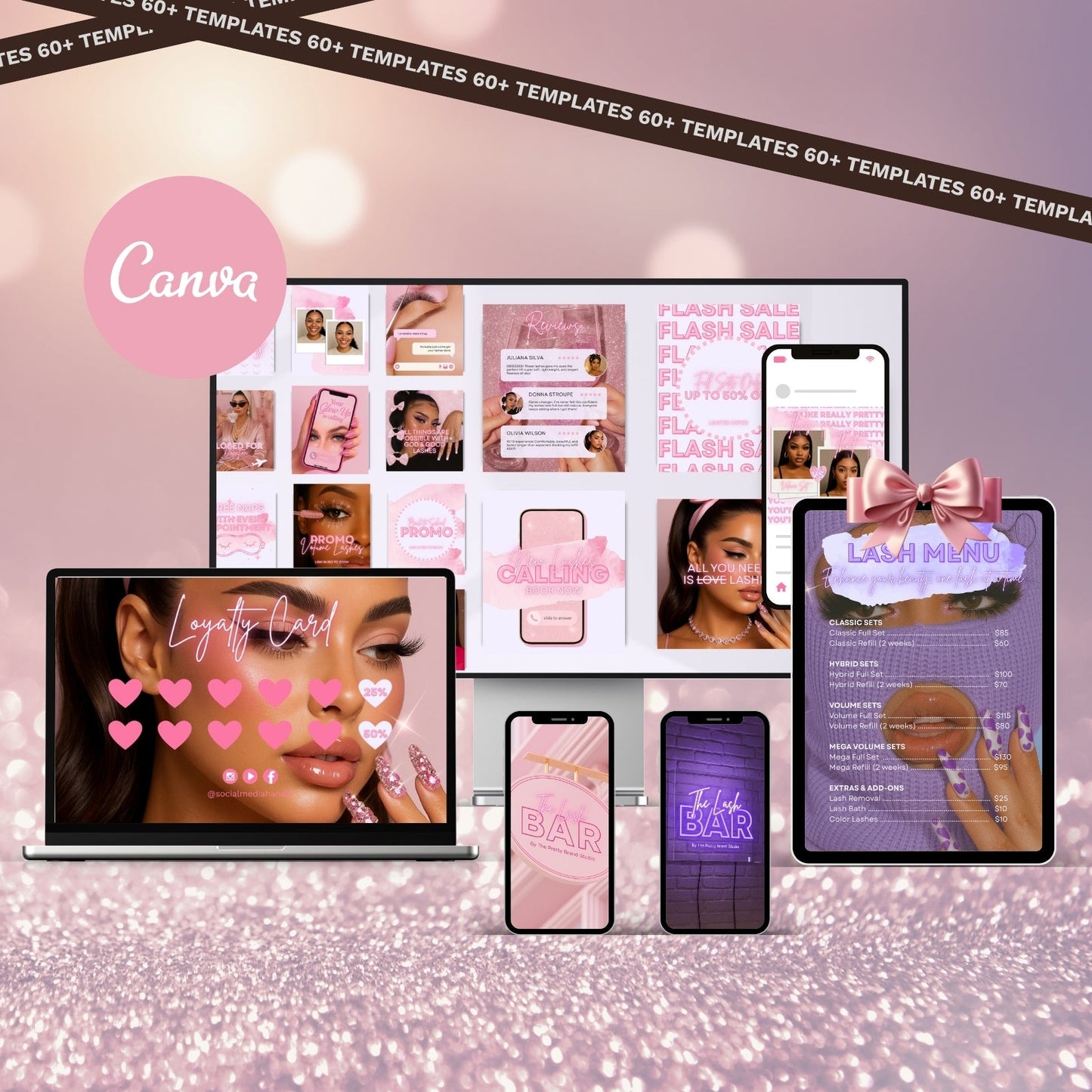 Beauty Baddie Client Magnet Duo (Pink + Purple Editions)